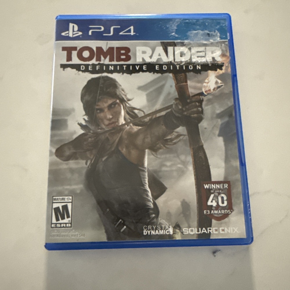 Tomb Raider Definitive Artbook Edition PlayStation 4 PS4 CIB Tested‎